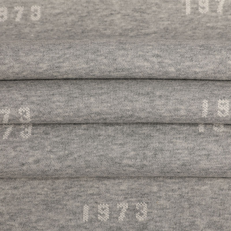 Celese 32s + poliestere riciclato 100D/36F + tessuto in pile jacquard Celese 10s