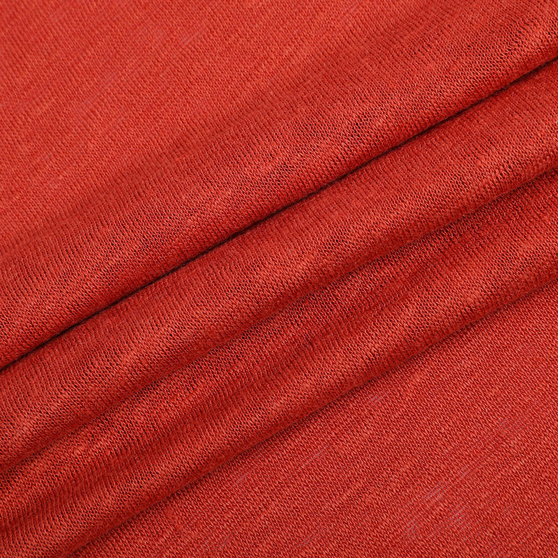 Jersey singolo in lino 24s